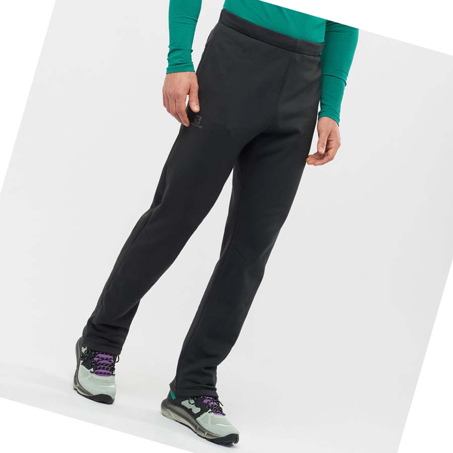 Pantalones Salomon ESSENTIAL WARM FLEECE Hombre Negros | MX 3190HAP